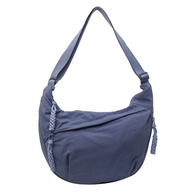 🔥Designer Direct Sales👜Women's Fashion Plain Color Nylon Crossbody Hobo Bag