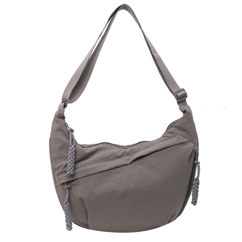 🔥Designer Direct Sales👜Women's Fashion Plain Color Nylon Crossbody Hobo Bag