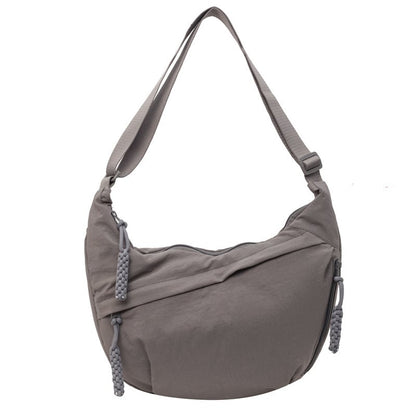 🔥Designer Direct Sales👜Women's Fashion Plain Color Nylon Crossbody Hobo Bag