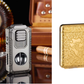 🎁New Year gifts🎊5-in-1 Refillable Cigar Torch Lighter with Cutter✨Buy 2, Free Shipping 🚚