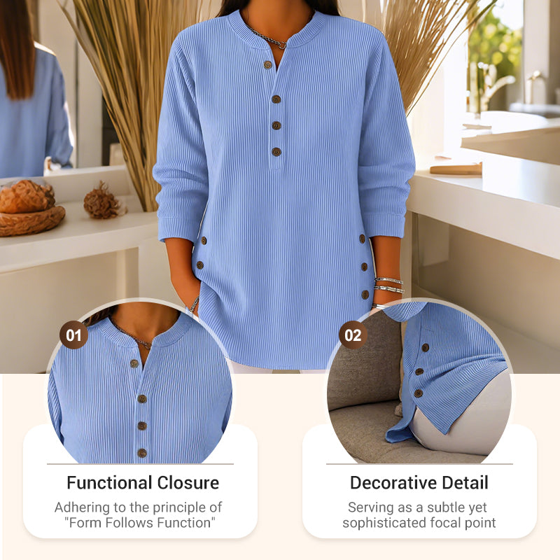 ⏰Last Day Sale 50% Off💃Women's Solid Color Crew Neck Long Sleeve Casual Loose Knit Pullover