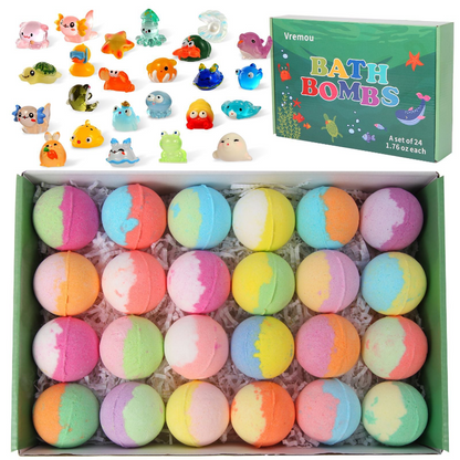 🤩HOT  SALE 50%OFF💖12-Piece Bath Bomb Gift Set for Kids