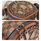 👜Hot Sale Women Fashion Handbag Retro Bear Badge Shoulder Bag（50% Off）