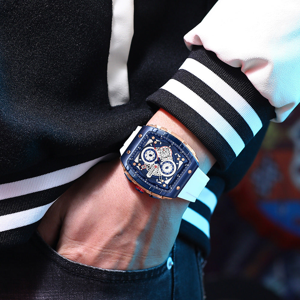 🌈Cyberpunk Futuristic Style⌚Men's Multifunctional Fashion Quartz Watch✈️Free Shipping