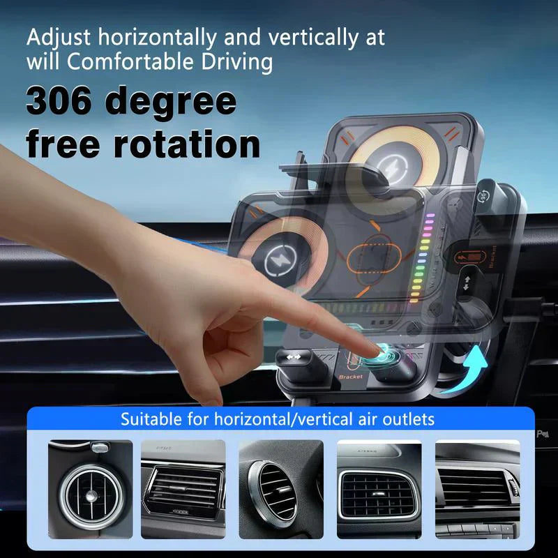 ⏳Time-Limited Special⏰New Wireless Fast Charging Car Mount (2026)