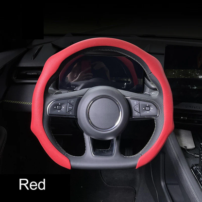 🏆 50K+ SOLD! – Almost Gone💥-✨ Nappa Leather car steering wheel cover