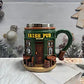 🍀 Celebrate St. Patrick’s Day Like a True Irish Pub! 3D Resin Shamrock Beer Stein Mug 🍺