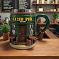 🍀 Celebrate St. Patrick’s Day Like a True Irish Pub! 3D Resin Shamrock Beer Stein Mug 🍺