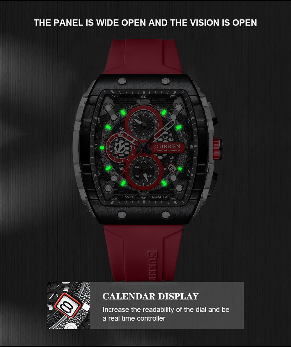 🌈Cyberpunk Futuristic Style⌚Men's Multifunctional Fashion Quartz Watch✈️Free Shipping