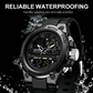 Men's Waterproof Sports Watch with Luminous Display