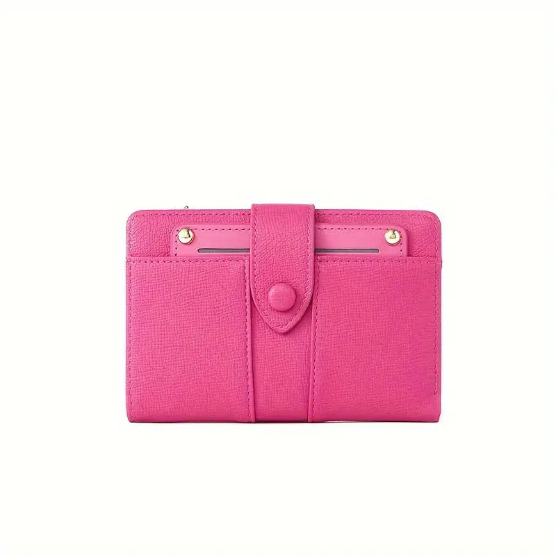 🔥Exclusive 2025 Luxury Sale✨Women's Premium RFID Leather Bifold Wallet(🩷Special Gift🩷Free)