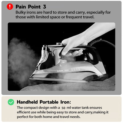 🔥Limited Time Offer🎁Portable Mini Electric Steamer Iron for Clothes