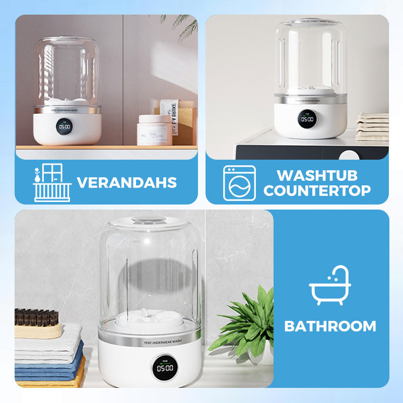 ⏳Time-limited Special⏰Portable Rechargeable Mini Washing Machine for Underwear！🩲