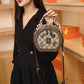 👜Hot Sale Women Fashion Handbag Retro Bear Badge Shoulder Bag（50% Off）