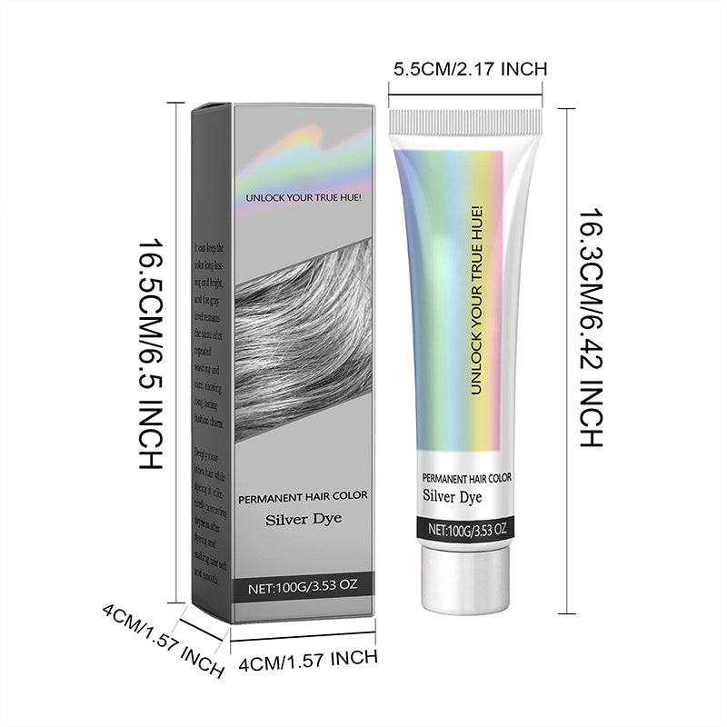 🌸Buy 2 Get 1 Free! 🌸🎁2-in-1 Natural Essence Extract Silver Hair Dye