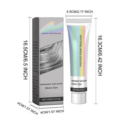 🌸Buy 2 Get 1 Free! 🌸🎁2-in-1 Natural Essence Extract Silver Hair Dye