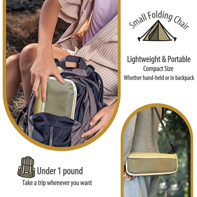✨Flash Sale 49% OFF - Foldable Backpack Stool