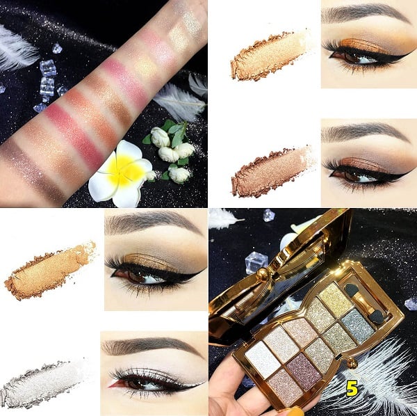 🔥Hot Sale - 49% off🔥✨10 colors glitter shimmer eyes shadow pallet