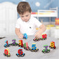 🚗🔤54% OFF 🔥HOT SALE - Numbers And Letters Magnetic Train Puzzle Wooden Toy Car
