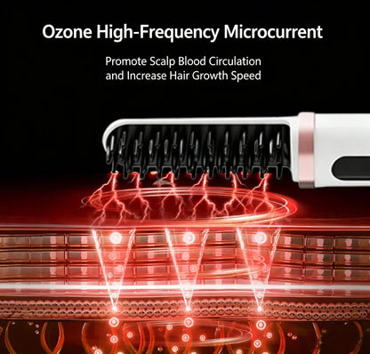 🔥🔥Electric current scalp care and hair strengthening comb