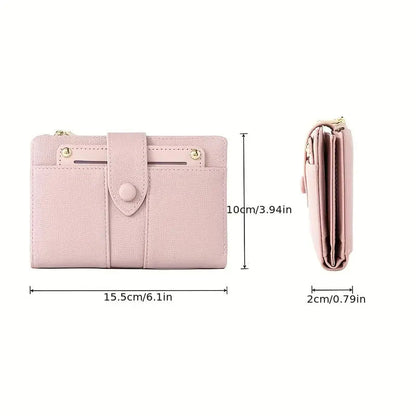 🔥Exclusive 2025 Luxury Sale✨Women's Premium RFID Leather Bifold Wallet(🩷Special Gift🩷Free)