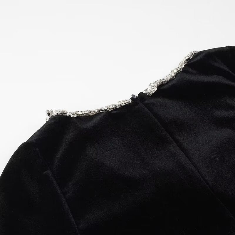 🎁Hot Sale 49% OFF⏳Elegant Long Sleeve Dress with Square Collar