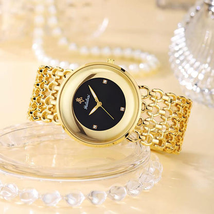 ⏳Time-Limited Special⏰Luxury Round Bracelet Watch Fashionable Women's Wristwatch