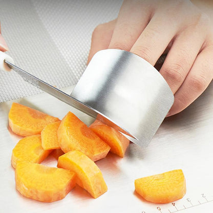 👩‍🍳Artefact kitchen - Stainless steel finger guards 【2 bought 1 free】