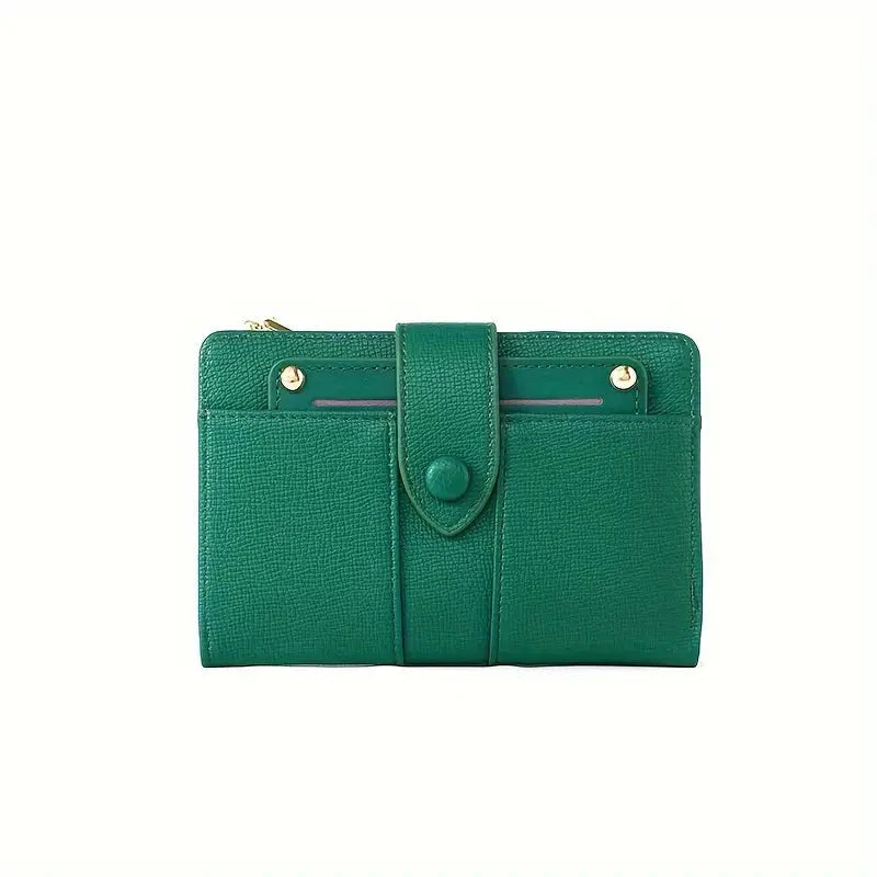 🔥Exclusive 2025 Luxury Sale✨Women's Premium RFID Leather Bifold Wallet(🩷Special Gift🩷Free)