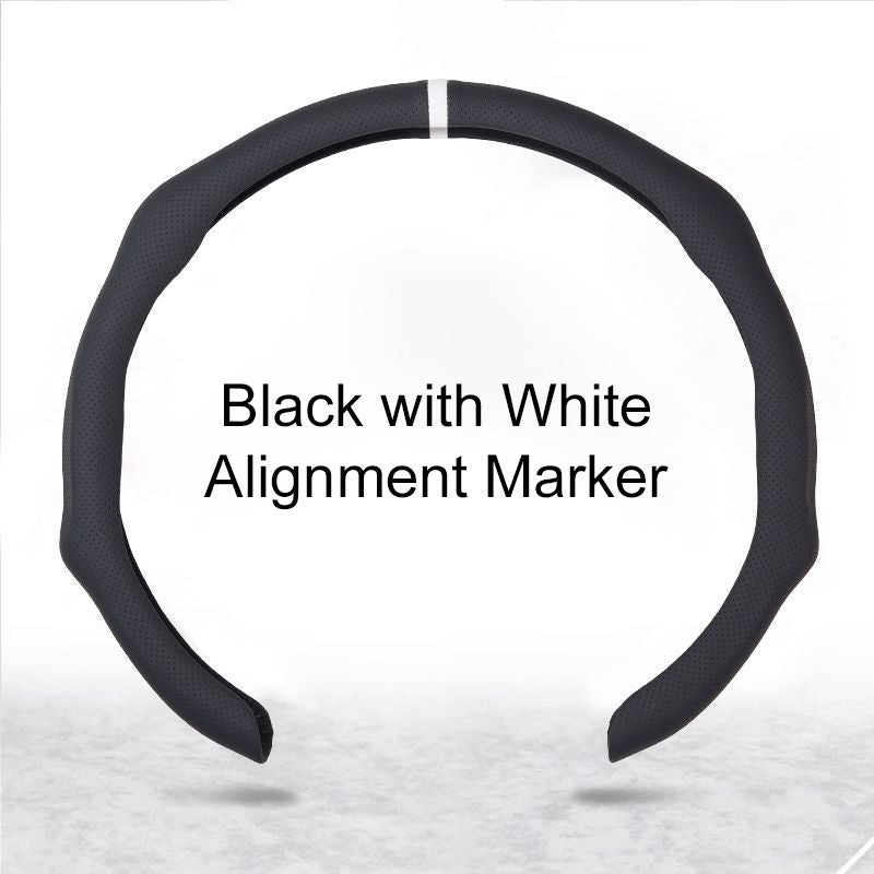 🏆 50K+ SOLD! – Almost Gone💥-✨ Nappa Leather car steering wheel cover