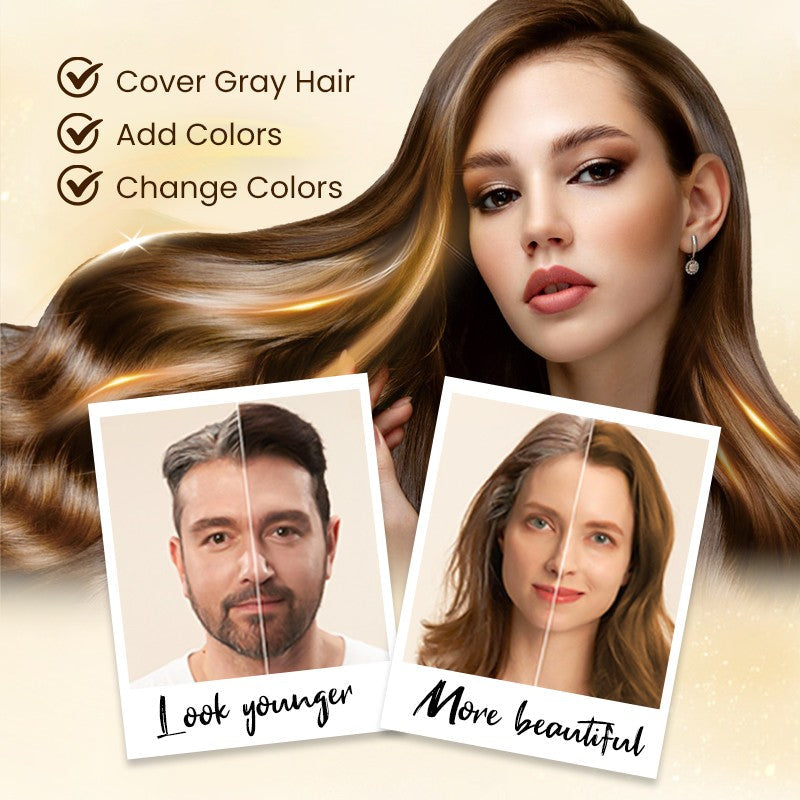 🔥Exclusive 2025 Luxury Sale✨🎁Long Lasting Natural Hair Dye Shampoo