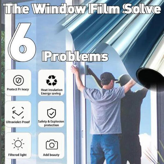 💎 50% OFF! 💎 Window Peeping Proof Sticker – One-Way Vision, UV Blocking & Shatter-Resistant Privacy Film (30/40 cm) 🏠🛡️