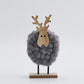 🎄Christmas Home Decor Wool🐏 - Wood Felt Reindeer Elk Tree Decorations