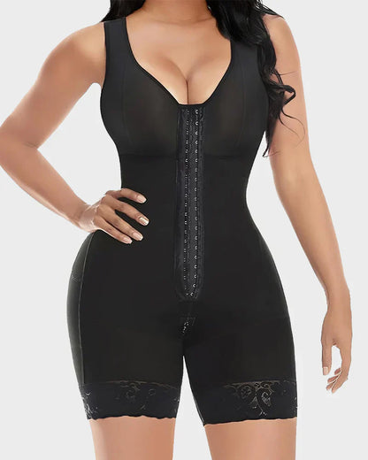 🥳2026 HOT SALE🥳💞50K+ SOLD!🌸🕊️ 50% OFF! High‑Compression Body Shaper – Double‑layer tummy control, butt‑lift design. Soft mesh, wide straps & 3‑row hooks. Smooths & shapes for daily confidence. 👗✨