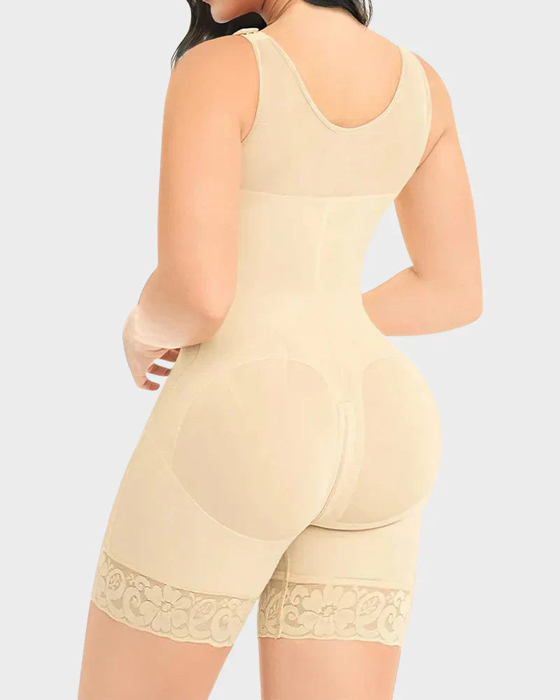 🥳2026 HOT SALE🥳💞50K+ SOLD!🌸🕊️ 50% OFF! High‑Compression Body Shaper – Double‑layer tummy control, butt‑lift design. Soft mesh, wide straps & 3‑row hooks. Smooths & shapes for daily confidence. 👗✨