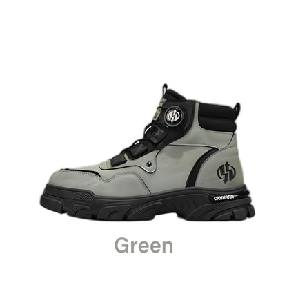 ⏳Time-limited Special⏰Men's outdoor swivel buckle work shoes（Waterproof, Anti-slip,Comfortable and Breathable）