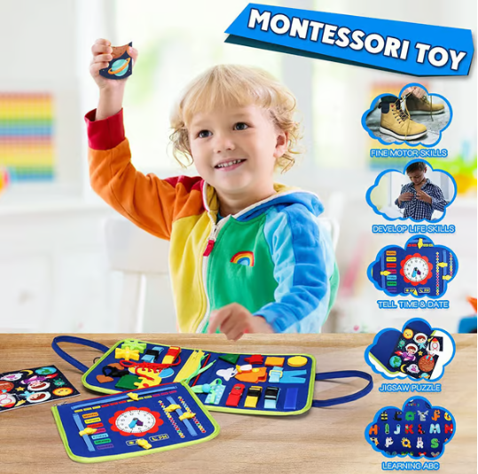 🎁Hot Sale 49% OFF⏳Felt Learning Board Busy Board