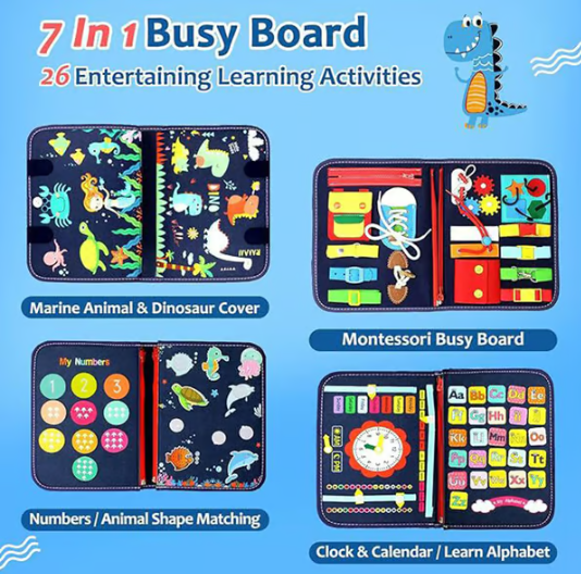🎁Hot Sale 49% OFF⏳Felt Learning Board Busy Board
