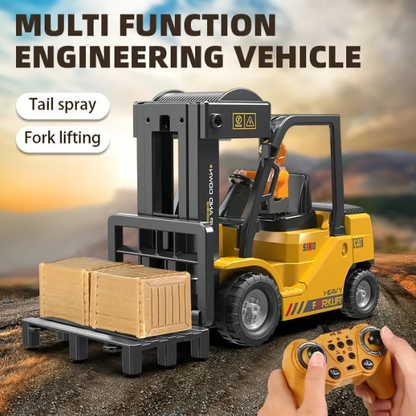 🔥Limited Time 50% Off 🔥Kids RC Forklift with Lights Music Spray⏰Free shipping