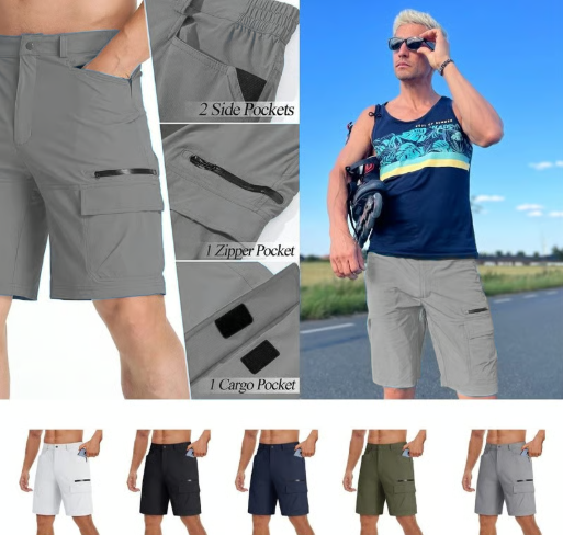 ✨LAST DAY 49% OFF🔥Men's outdoor casual cargo shorts👍🏼
