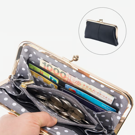 🔥 Refined Taste, Rare Offer – 50% Off | Premium Genuine Leather Long Wallet – Timeless Elegance, Unbeatable Price