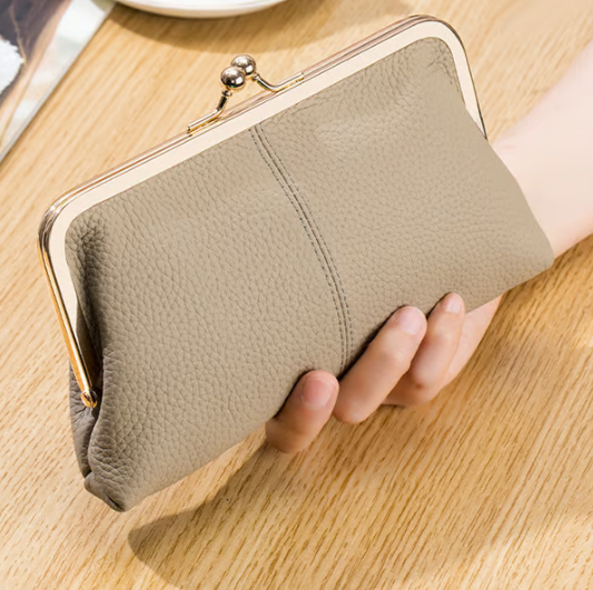 🔥 Refined Taste, Rare Offer – 50% Off | Premium Genuine Leather Long Wallet – Timeless Elegance, Unbeatable Price