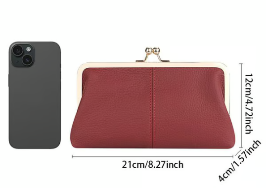 🔥 Refined Taste, Rare Offer – 50% Off | Premium Genuine Leather Long Wallet – Timeless Elegance, Unbeatable Price