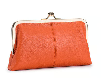 🔥 Refined Taste, Rare Offer – 50% Off | Premium Genuine Leather Long Wallet – Timeless Elegance, Unbeatable Price
