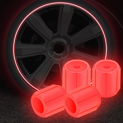 🎁 Get One Set for Free! ✨💥Glow-in-the-dark valve caps (tire valve caps) 🚗💫
