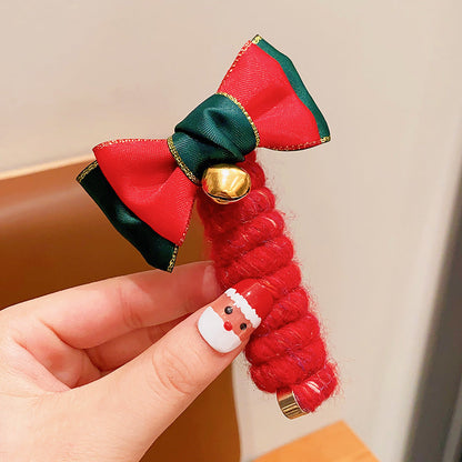 [Cute Gift] Christmas Colorful Telephone Wire Hair Bands for Kids