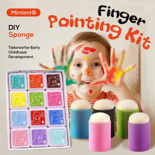 DIY Sponge Finger Painting Kit