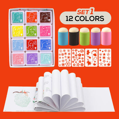 DIY Sponge Finger Painting Kit