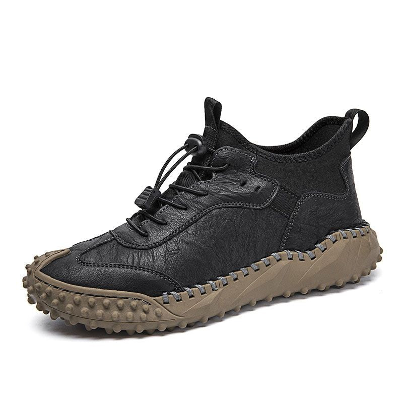 【49% OFF】 Men's hand-stitched leather casual sneakers🔥Buy 2 pairs，Free Shipping 🔥