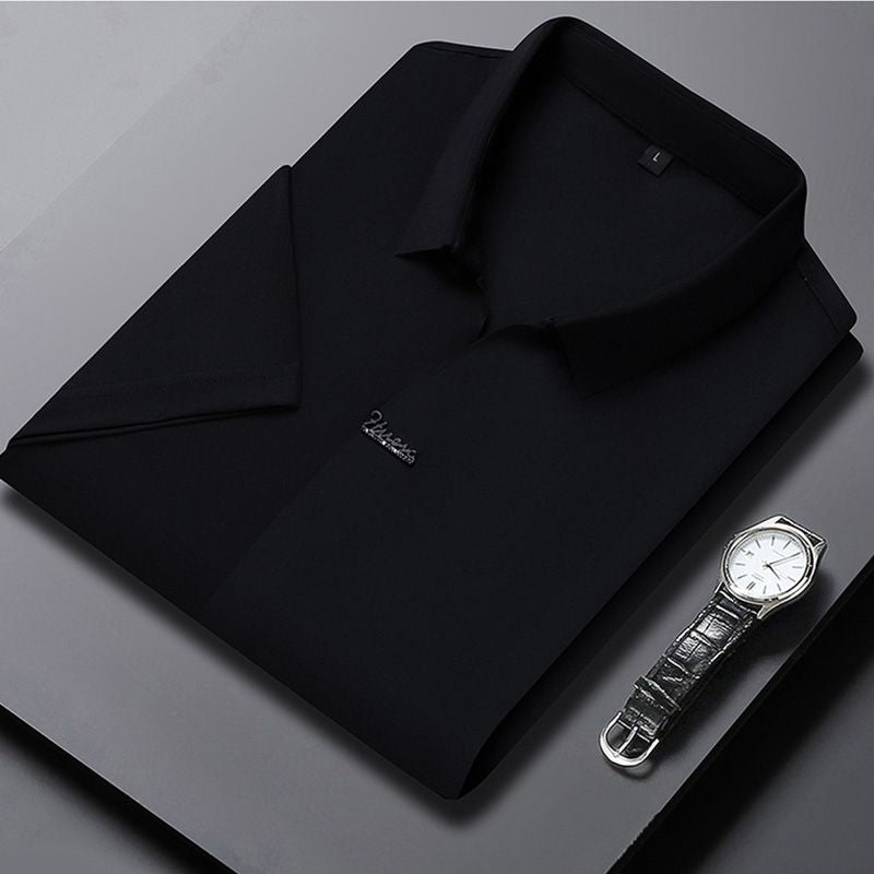 🎁Hot Sale 55% OFF⏳Men’s Casual Lapel Breathable Wrinkle-free T-shirt